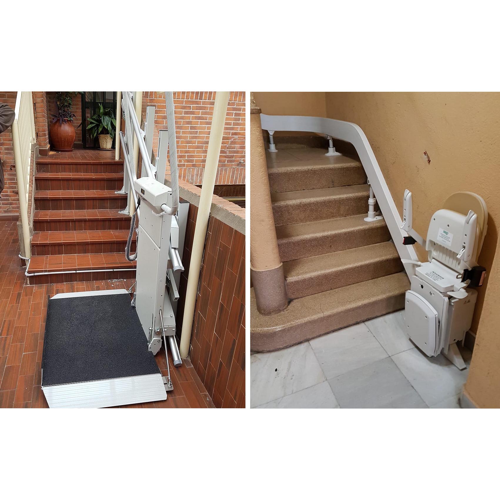 Sillas y plataformas salvaescaleras